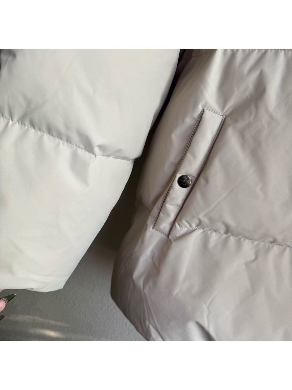 DAILY PAPER The Nicole Puffer in Nacreous Clouds Beige - Picture 11 of 15